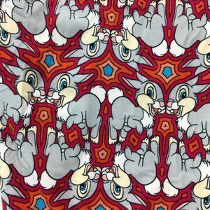 Tap Tap Rascal type Red Kaleidoscope | LuLaRoe Leggings (OS)